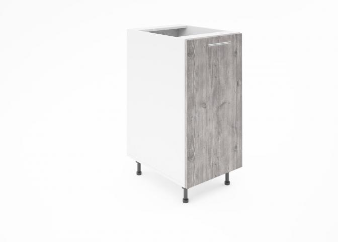 Крафт D1 долен шкаф с една врата 40см, дарк арамо - Модулни кухни с онлайн поръчка