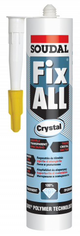 Soudal Fix all crystal 290мл - Монтажни лепила