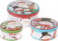 Сет 3 броя кутии за сладки