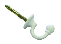 Декоративна кукичка Барок 3 см бяло