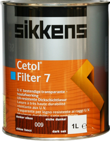 Лазурен лак Sikkens Cetol Filter7 009 1л - Алкидни лазурни лакове