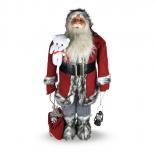 Фигура Дядо Коледа 90см, бяло-червен