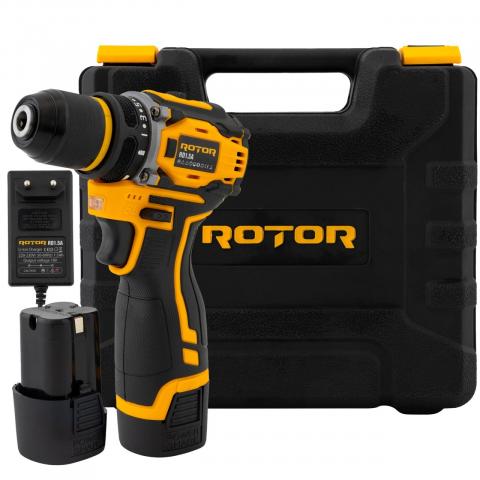 Акумулаторен безчетков винтоверт Rotor RD1.5A 18V + 2x1.5Ah, снимка 6 - Акумулаторни винтоверти
