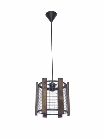 Пендел Lido 1xE27 метал/дърво - Пендели