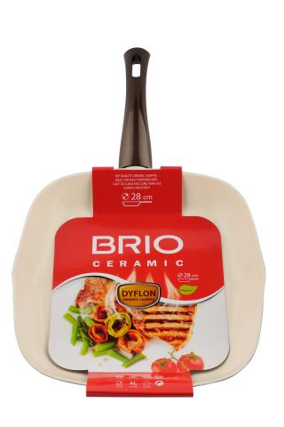 Грил тиган BRIO Classica 28х28 см - Кухненски принадлежности