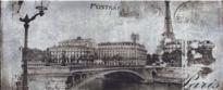 Декор Postcard grey inserto 1