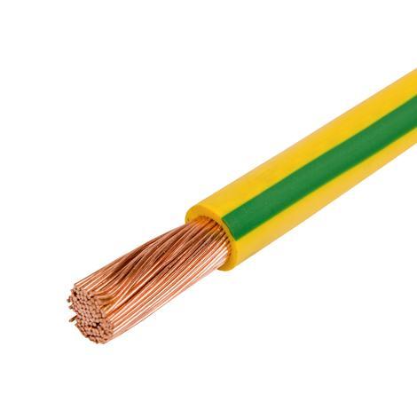 Кабел H05V-K  0.50 жълто-зелен 20 м руло - Гъвкави кабели с pvc изолация