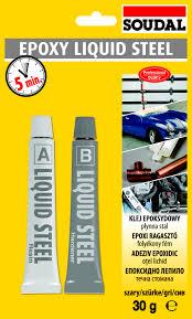 Течна стомана Soudal 30 г течно - Двукомпонентни лепила