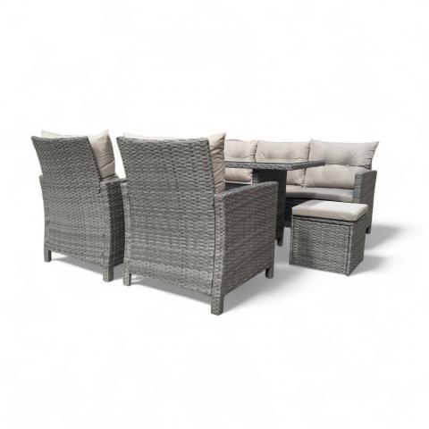 Ратанов сет Dalinda 6 части, снимка 2 - Ратанови гарнитури