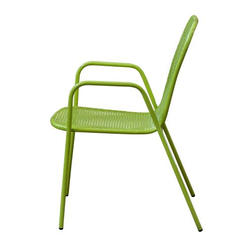 Стол ЛИДО метален, светло зелено, снимка 5 - Метални гарнитури