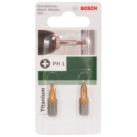 Бит Bosch Titanium PH1 25мм - Битове