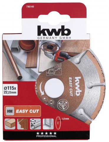 Универсален карбиден диск KWB Ф 115 мм, снимка 3 - Дискове за други материали