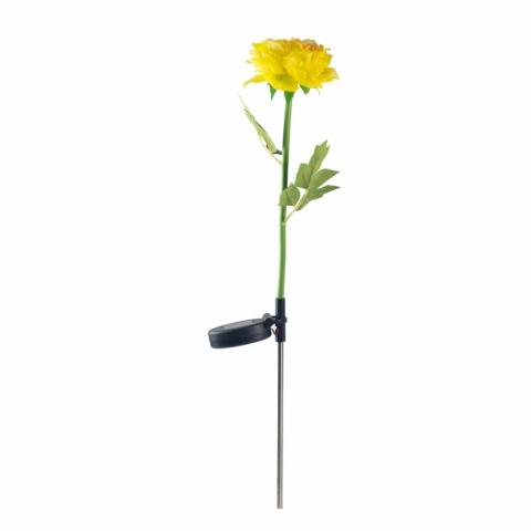 LED соларна лампа PEONY 0.018W 6000K AA Ni-MH 1.2V 100mAh жълта - Соларни лампи