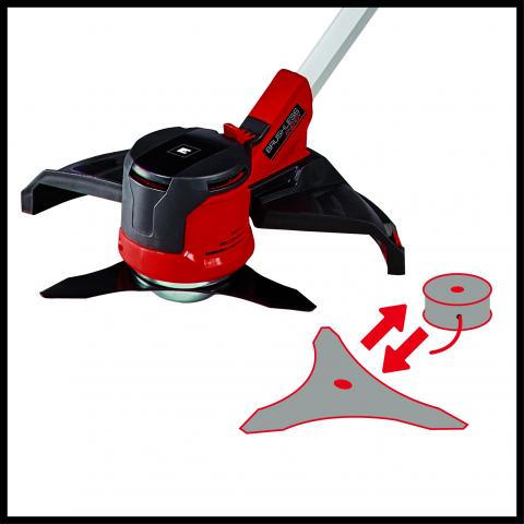 Акумулаторна коса Einhell Power X-Change Agillo 36/255 BL-Solo, снимка 6 - Акумулаторни коси и тримери