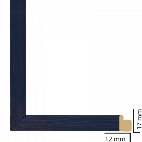 Рамка с паспарту дърво 30/40 синьо 11026358 на топ цена — Home Max | ex ...