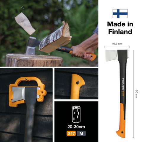 Брадва за цепене FISKARS  X17, снимка 4 - Брадви