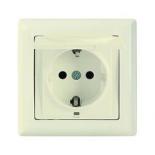 Контакт единичен с капак крем Daria