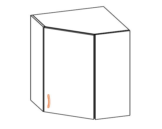 Горен ъглов шкаф Алина 60см ЕЛША - Модулни кухни с онлайн поръчка