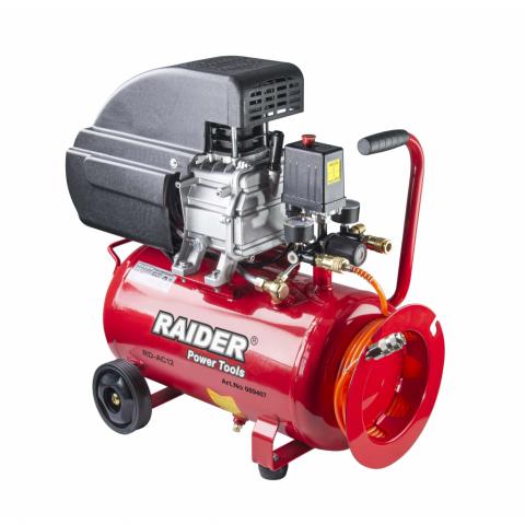 Компресор RD-AC12 с маркуч 5 м RAIDER 24L - Компресори