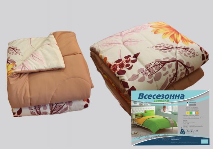 Олекотена завивка всесезонна 150х220 см двулицева, снимка 2 - Олекотени завивки