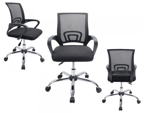 Офис стол Andy, черен, снимка 2 - Офис столове