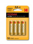 Алкална батерия Kodak ULTRA PREMIUM LR6/AA 1.5V 4бр.блистер