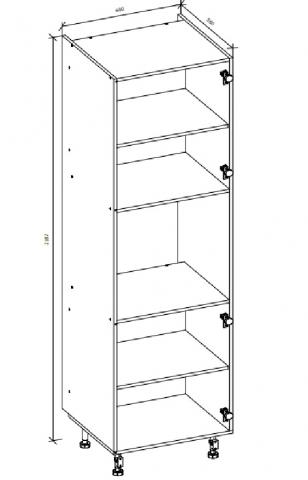 Колонен шкаф за фурна Modena, снимка 2 - Модулни кухни с онлайн поръчка