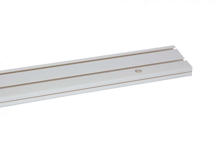 Двоен PVC корниз 1.50 м - Пластмасови корнизи