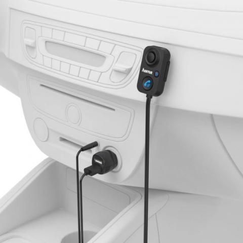 Bluetooth приемник за кола HAMA AUX-In, 2.1 A, снимка 2 - Аксесоари за компютри и периферия