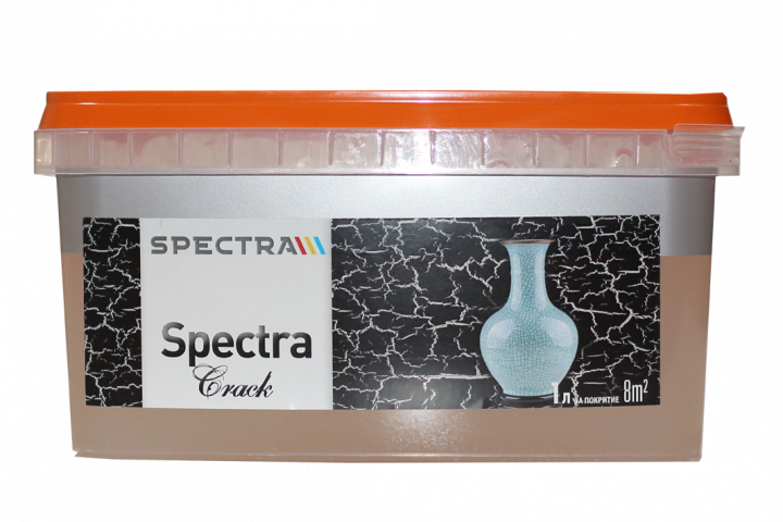 Spectra Crack 1л - Ефектни бои за стени