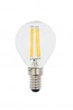 LED крушка филамент E14 G45 6W 750lm 6400K, балонче