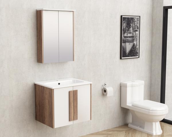 Огледален шкаф за баня Амелия, снимка 2 - Pvc