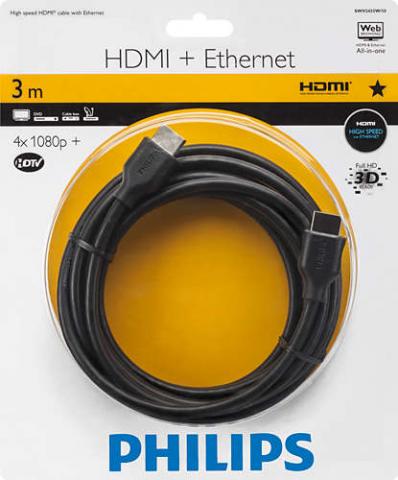 Кабел Philips SWV 2433W/10 - Кабели и адаптери тв & аудио