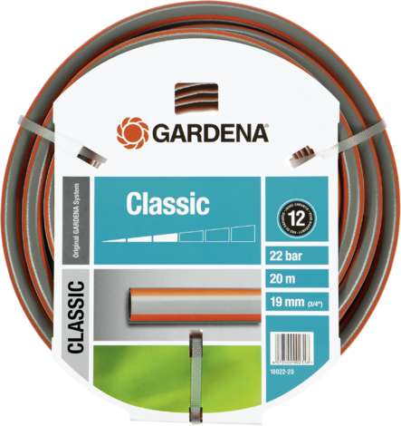 Градински маркуч Gardena Classic 3/4" 20 м. - Маркучи на ролка