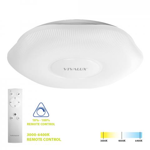 LED плафон Viola 60W с дистанционно управление Vivalux - Плафони