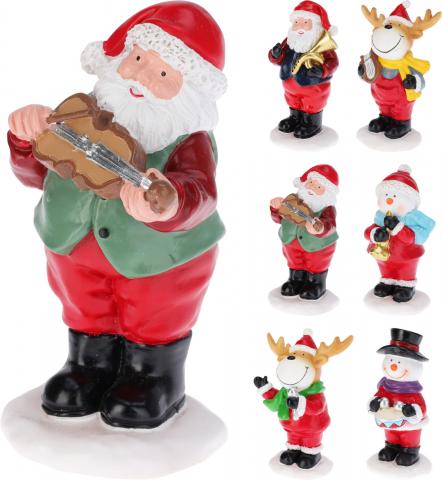 Коледна фигурка 8 см 6 дизайна - Коледни фигури