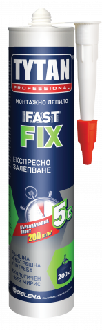Монтажно лепило за полистирол Tytan Professional Fast Fix 290 мл - Монтажни лепила