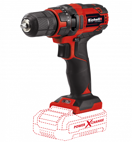 Акумулаторна бормашина Einhell TC-CD 18/35 Li Solo PXC, снимка 2 - Акумулаторни бормашини