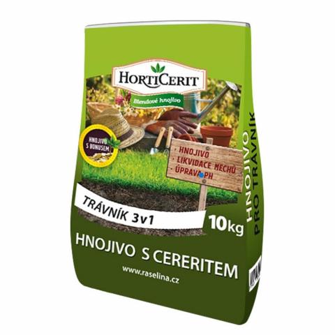 Комбиниран тор за трева 3 в 1, 10 кг  Raselina HortiCerit - Специални тревни