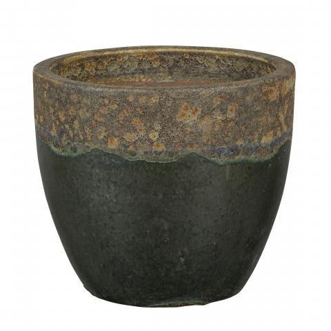 Саксия Wellington Ф30см тъмно зелено - Керамични саксии