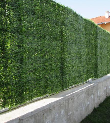 Изкуствено озеленяване за огради "Бор" 1 м, снимка 2 - Изкуствени плетове