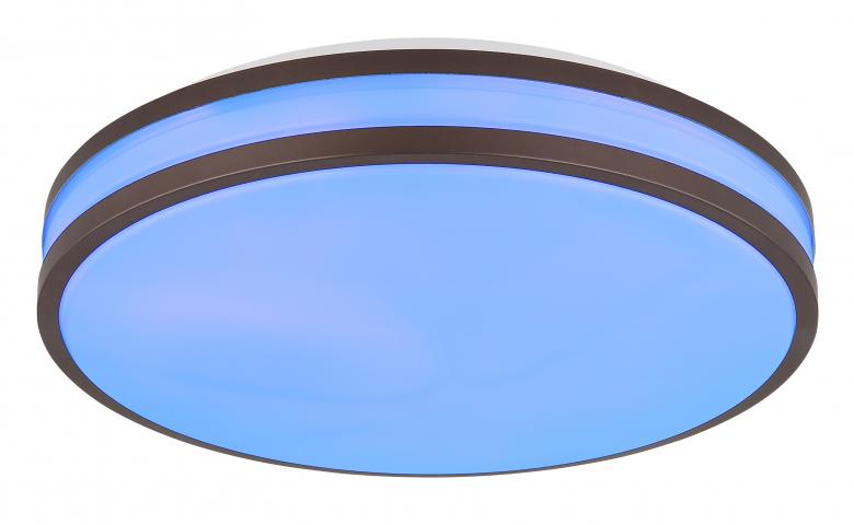 LED плафон 18W 1900lm, смяна на цветната температура 2700-6000K+RGB, снимка 6 - Плафони