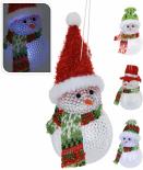 Коледна висулка 'Снежен човек' с LED-светлина