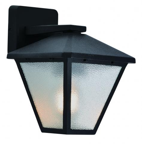 Градинска лампа Аман, горен носач Е27, IP44, алуминий и стъкл - Градински лампи