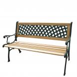 Градинска пейка чугун/дърво