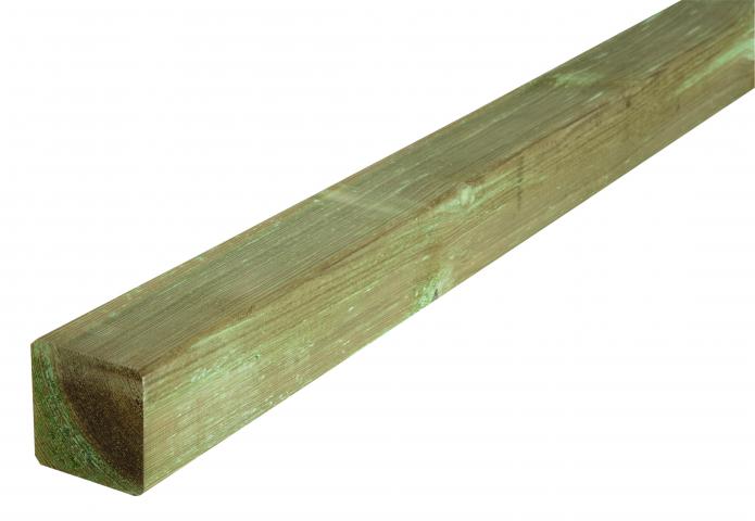 Дървен кол за ограда 7х7х180 см - Оградни колове