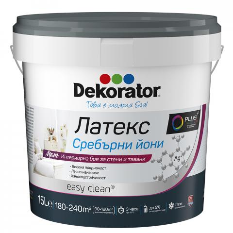 Интериорна боя Dekorator Сребърни йони 15 л - Бели бои