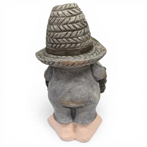 Градинска фигура гном Welcome, снимка 2 - Фигури