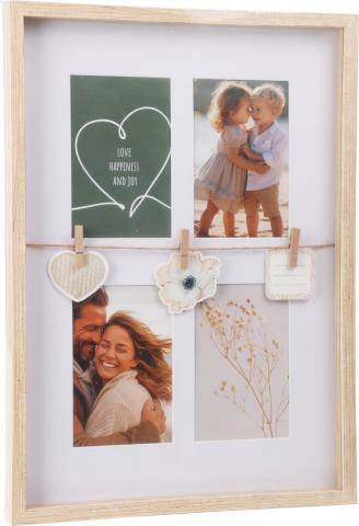 Рамка за 4 снимки natural - Картини и рамки