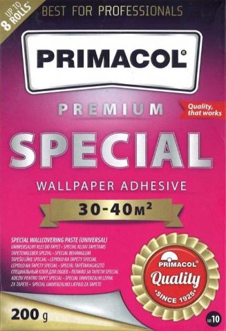 Лепило за тапети Primacol Premium Special 200 г - Лепила за тапети